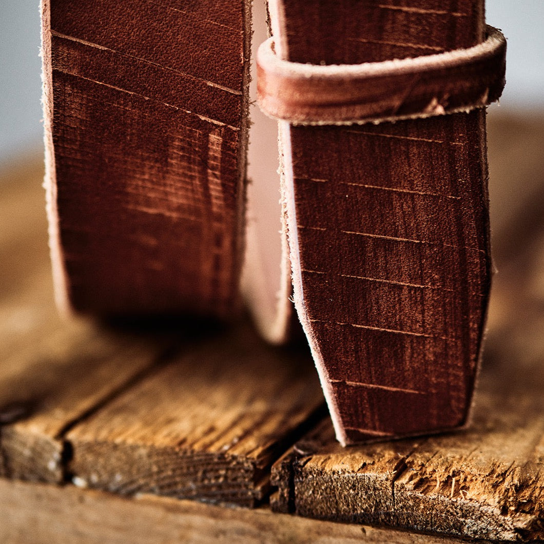 Leather Woodsman Belt Curtis Rempel Handcrafted Curt + Myr Co. Mennonite Store, La Crete, Alberta, Canada