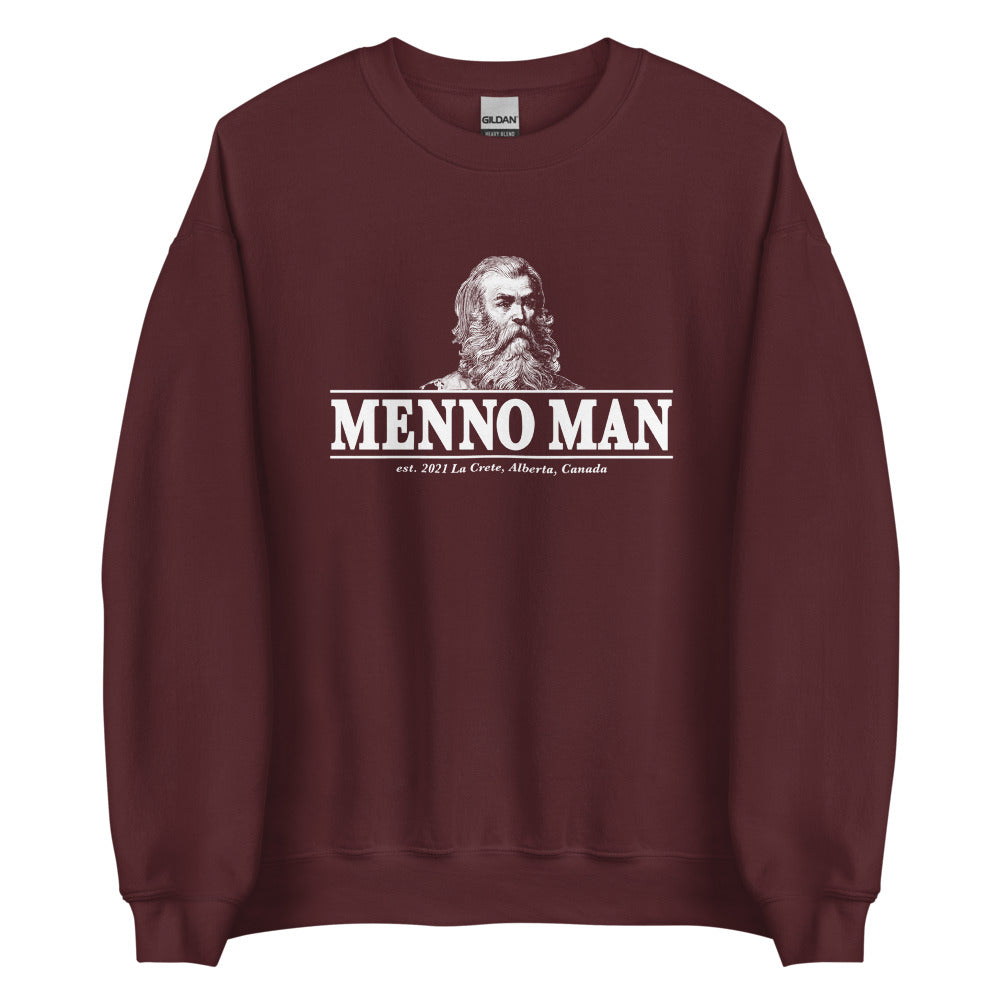 Menno Man Crewneck Sweatshirt Menno Man Curt + Myr Co. Mennonite Store, La Crete, Alberta, Canada