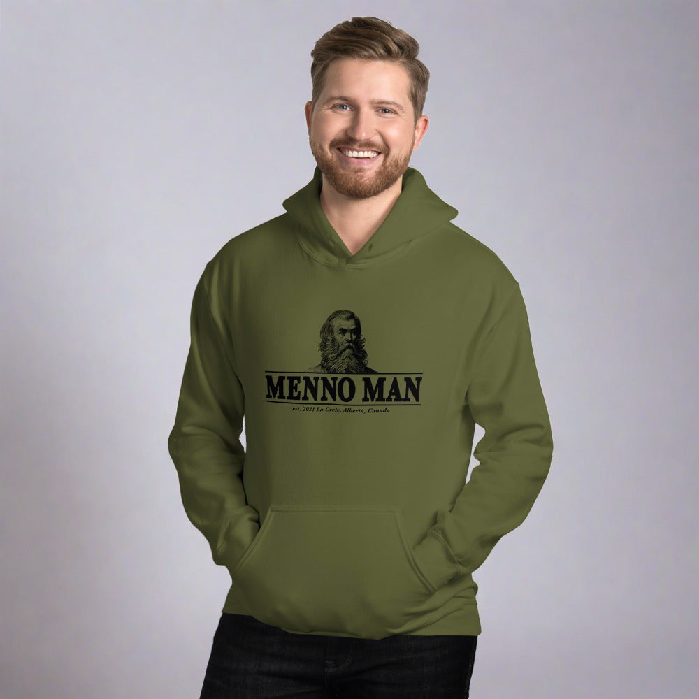 Menno Man Hoodie Menno Man Curt + Myr Co. Mennonite Store, La Crete, Alberta, Canada