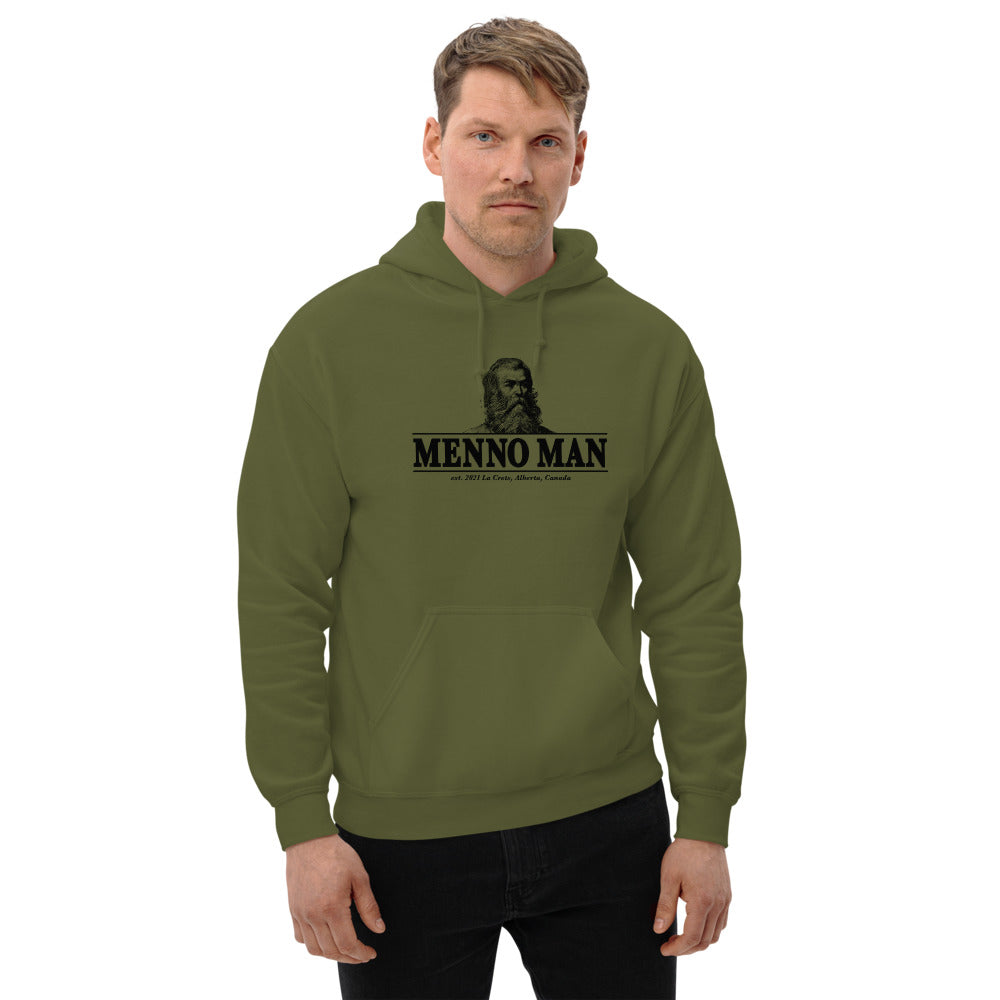 Menno Man Hoodie Menno Man Curt + Myr Co. Mennonite Store, La Crete, Alberta, Canada